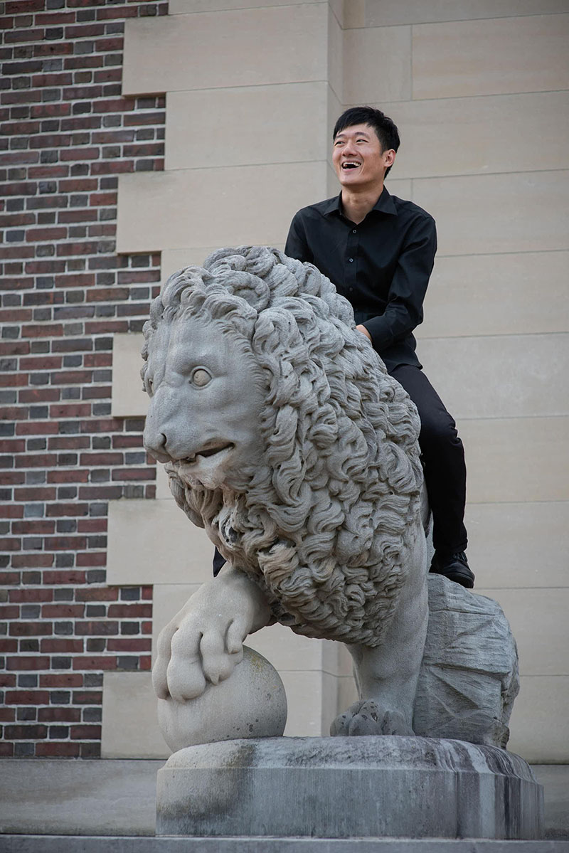 Me, riding a lion